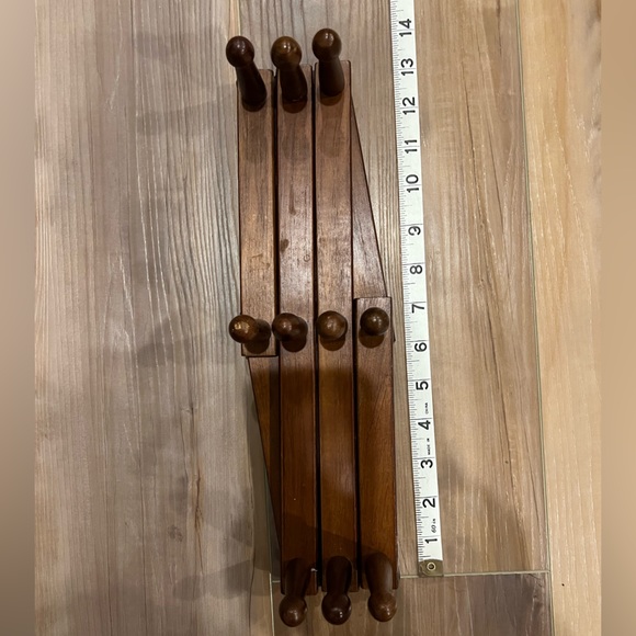 Wall Decor Wooden Accordion Hook Rail Poshmark